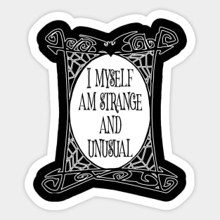 Strange & Unusual Sticker